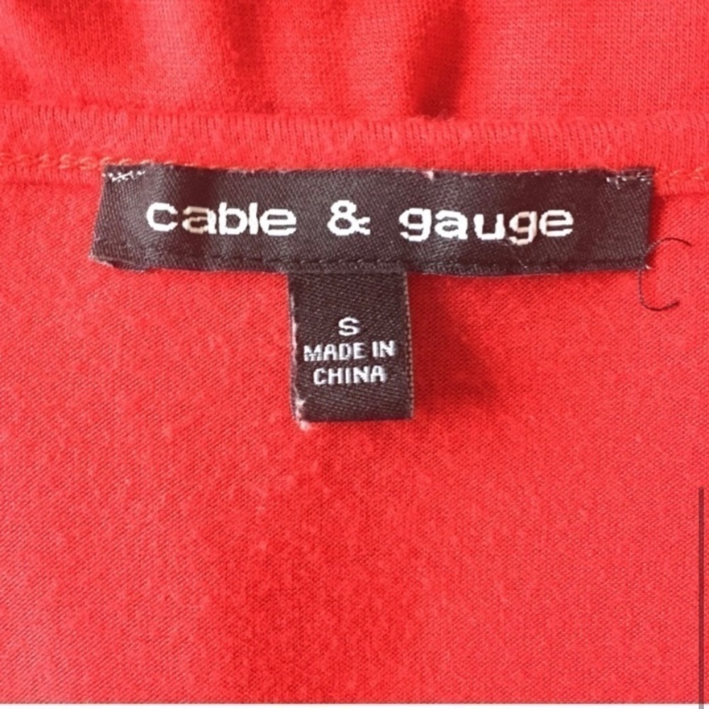 Cable & Gauge Blouse Embroidery Black Trim Ref Size S - Picture 5 of 6